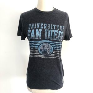 University of San Diego Retro Brand Blue T Size S